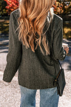 Load image into Gallery viewer, Pocketed Buttoned Long Sleeve Blazer