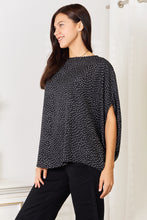 Load image into Gallery viewer, Printed Dolman Sleeve Round Neck Blouse