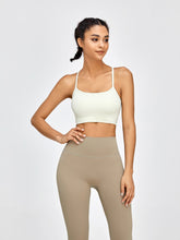 Load image into Gallery viewer, Crisscross Spaghetti Strap Active Bra