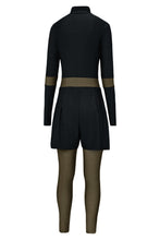 Load image into Gallery viewer, Zip Up Long Sleeve One-Piece Swimwear