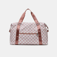 Load image into Gallery viewer, Zenana Checkered Travel Duffle Bag