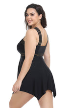 Load image into Gallery viewer, Plus Size Handkerchief-Hem Swim Dress and Bottoms Set