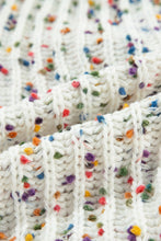 Load image into Gallery viewer, Twisted Confetti Boat Neck Sweater