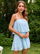 Load image into Gallery viewer, Layered Square Neck Mini Cami Dress