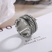 Load image into Gallery viewer, Inlaid Rhinestone Stainless Steel Ring