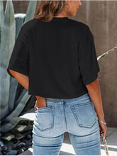 Load image into Gallery viewer, Round Neck Half Sleeve T-Shirt