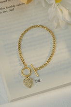 Load image into Gallery viewer, Stainless Steel Heart Bracelet