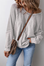 Load image into Gallery viewer, Round Neck Long Sleeve Sweatshirt