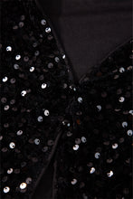 Load image into Gallery viewer, Sequin Round Neck Long Sleeve Blouse