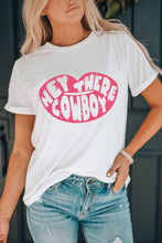 Load image into Gallery viewer, HEY THERE COWBOY Graphic Tee Shirt