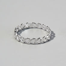 Load image into Gallery viewer, 925 Sterling Silver Heart Link Ring
