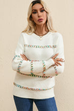 Load image into Gallery viewer, Round Neck Long Sleeve Sweater