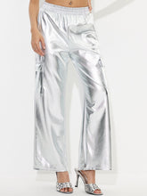 Load image into Gallery viewer, Elastic Waist Wide Leg Pants