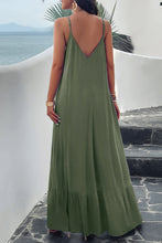 Load image into Gallery viewer, Backless Maxi Cami Dress with Pockets