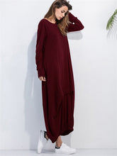 Load image into Gallery viewer, Full Size Round Neck Long Sleeve Sweatshirt Dress