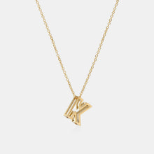 Load image into Gallery viewer, Stainless Steel Letter Pendant Necklace