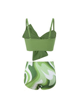 Load image into Gallery viewer, Twisted Spaghetti Strap Two-Piece Swim Set