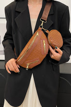 Load image into Gallery viewer, PU Leather Crossbody Bag with Coin Purse