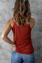 Load image into Gallery viewer, Full Size Cutout Double Spaghetti Straps Top