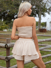 Load image into Gallery viewer, Knot Detail Tube Top and Mini Short Set