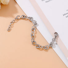 Load image into Gallery viewer, Stainless Steel Figure 8 Chain Link Bracelet