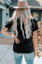 Load image into Gallery viewer, Western NASHVILLE MUSIC CITY Cuffed Graphic Tee Shirt