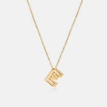 Load image into Gallery viewer, Stainless Steel Letter Pendant Necklace