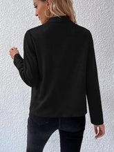 Load image into Gallery viewer, Collared Neck Long Sleeve Jacket