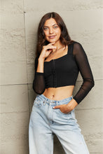 Load image into Gallery viewer, Square Neck Cropped Top