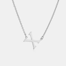 Load image into Gallery viewer, Copper Letter Pendant Necklace