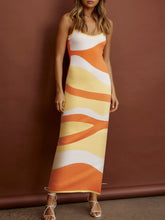 Load image into Gallery viewer, Spaghetti Strap Maxi Sweater Dress