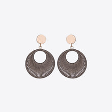Load image into Gallery viewer, Cotton Cord Geometric Drop Earrings