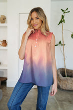 Load image into Gallery viewer, Frill Printed Mock Neck Top