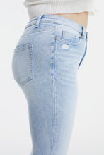 Load image into Gallery viewer, BAYEAS Full Size High Waist Raw Hem Washed Straight Jeans