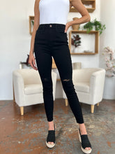 Load image into Gallery viewer, Judy Blue Full Size Distressed Tummy Control High Waist Skinny Jeans