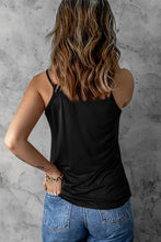 Load image into Gallery viewer, Full Size Cutout Double Spaghetti Straps Top