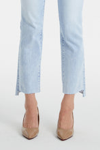 Load image into Gallery viewer, BAYEAS Full Size High Waist Raw Hem Washed Straight Jeans