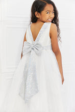 Load image into Gallery viewer, Kid's Dream Little Miss Classy Tutu Dress in Icy White
