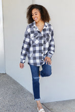 Load image into Gallery viewer, Zenana Harvest Season Full Size Plaid Shacket