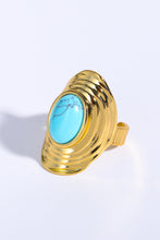 Load image into Gallery viewer, Natural Stone Copper Ring
