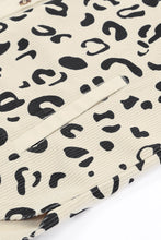 Load image into Gallery viewer, Leopard Curved Hem Corduroy Shirt Jacket