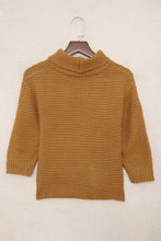 Load image into Gallery viewer, Girls Dropped Shoulder Turtleneck Sweater