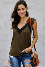 Load image into Gallery viewer, Lace Cami V-Neck DIBS 619 COLOR