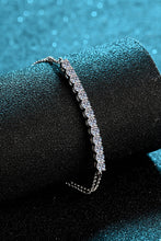 Load image into Gallery viewer, Adored Moissanite Sterling Silver Bracelet