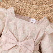 Load image into Gallery viewer, Baby Girl Floral Square Neck Dress