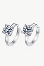 Load image into Gallery viewer, 1 Carat Moissanite Huggie Earrings DIBS 7005
