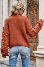 Load image into Gallery viewer, Weekend Style Rib-Knit Dropped Shoulder Sweater