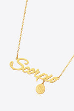 Load image into Gallery viewer, Constellation Pendant Zircon Necklace