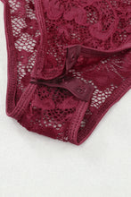 Load image into Gallery viewer, Ruched Sweetheart Neck Lace Bodysuit