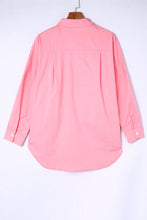 Load image into Gallery viewer, Double Take Buttoned Lapel Collar Dropped Shoulder Long Shirt